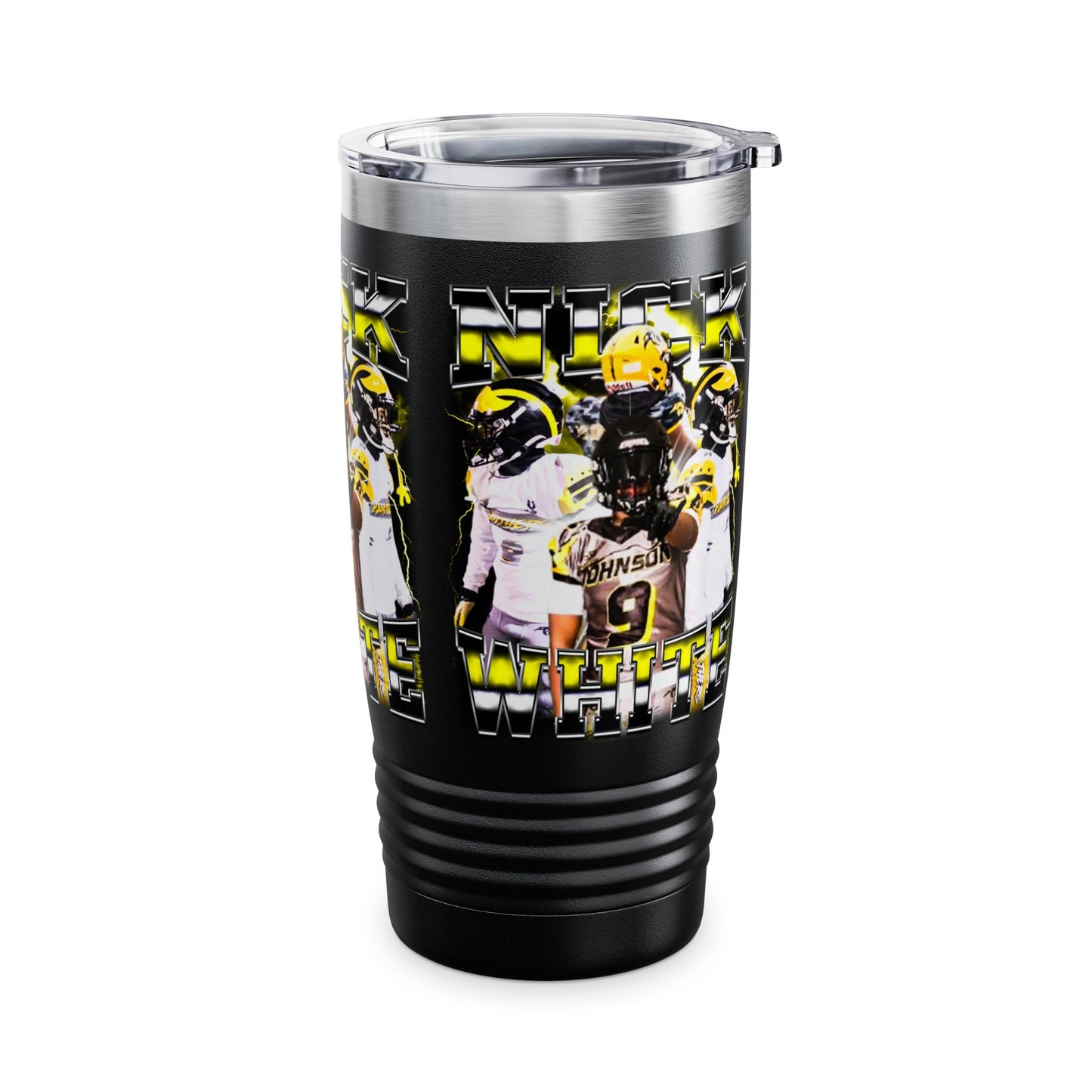 Nick White Stainless Steal Tumbler