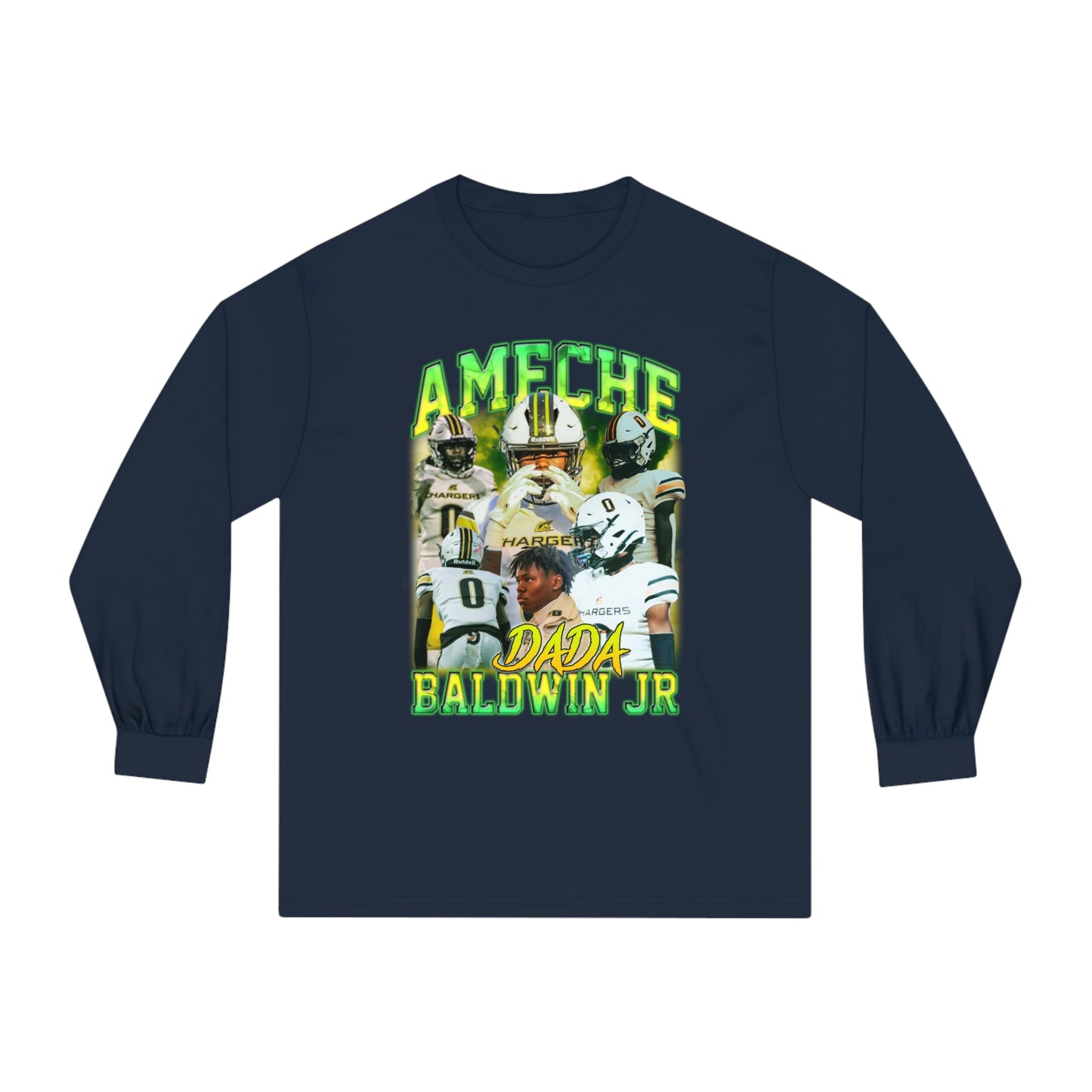 Ameche Baldwin Jr Long Sleeve T-Shirt