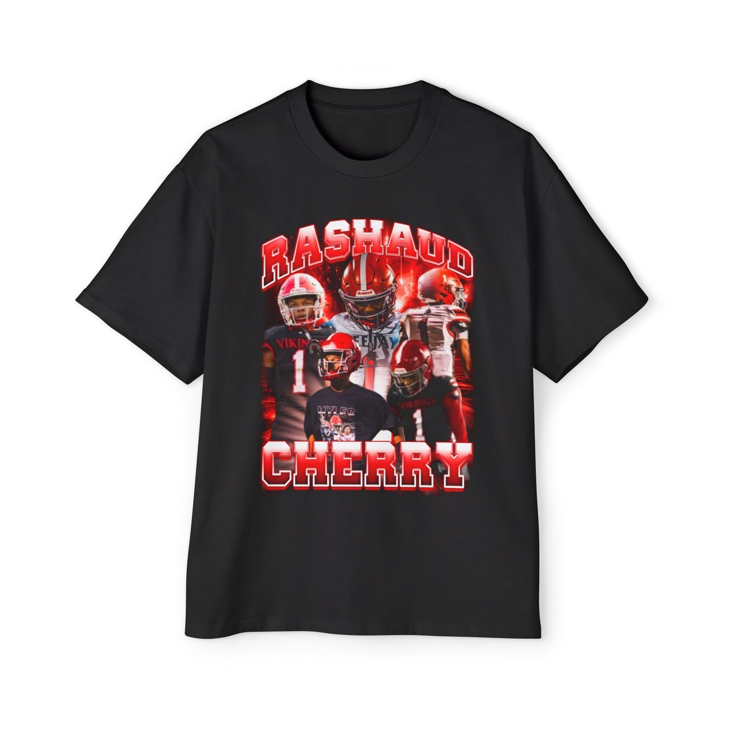 Rashaud Cherry Oversized Retro Tee