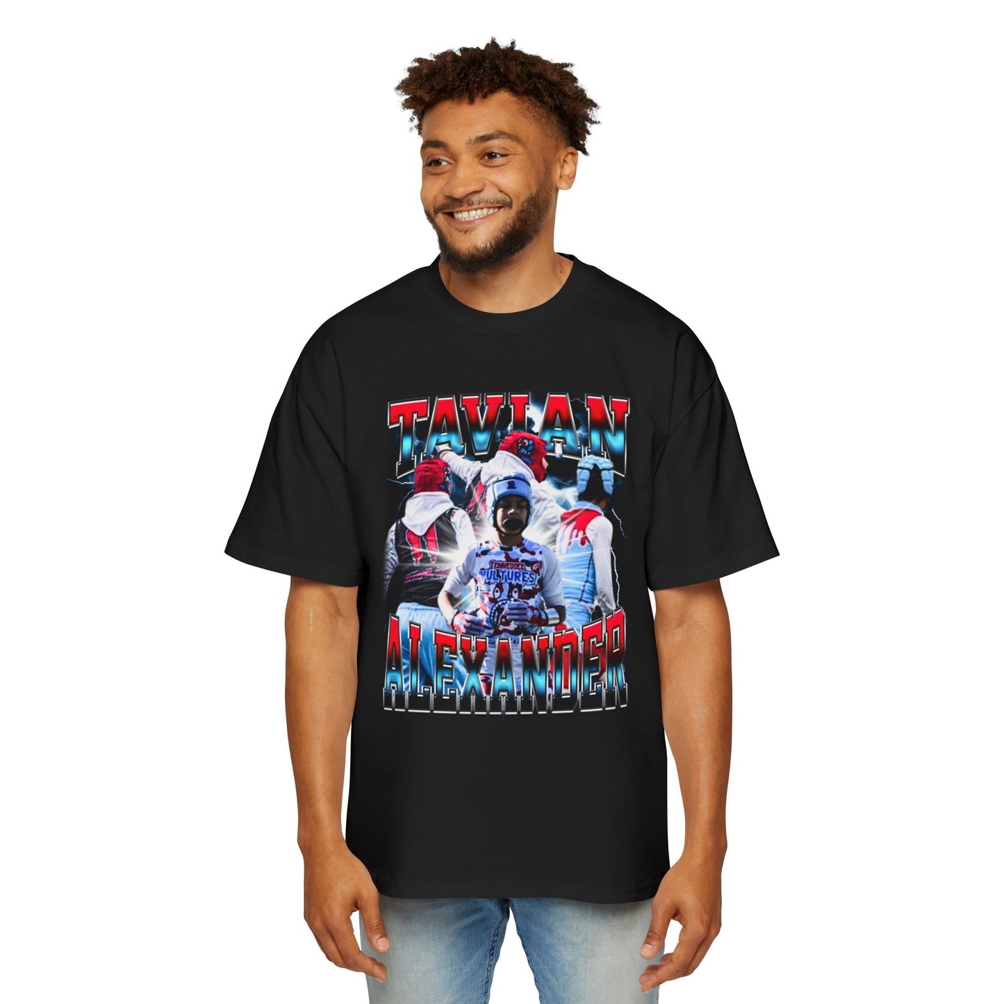 Tavian Alexander Oversized Retro Tee