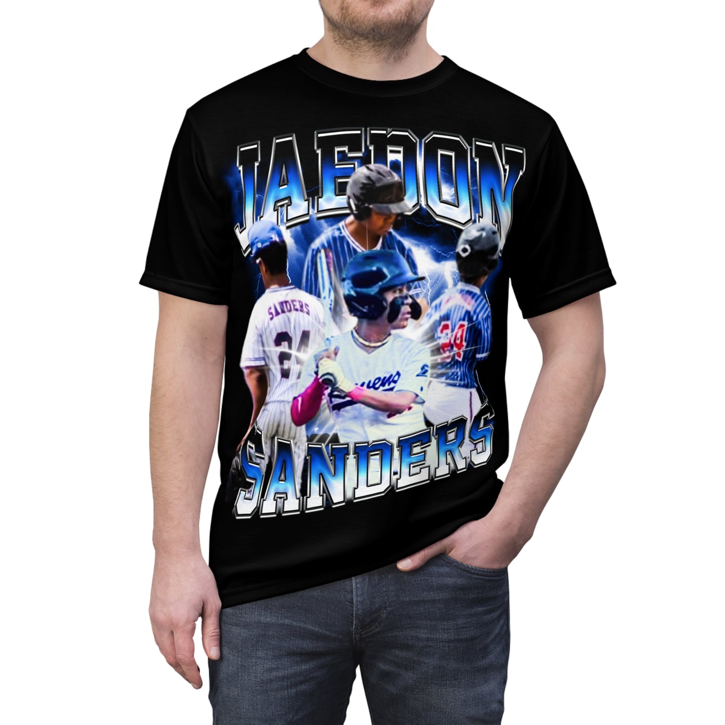 Jaedon Sanders Vintage Full Print Tee