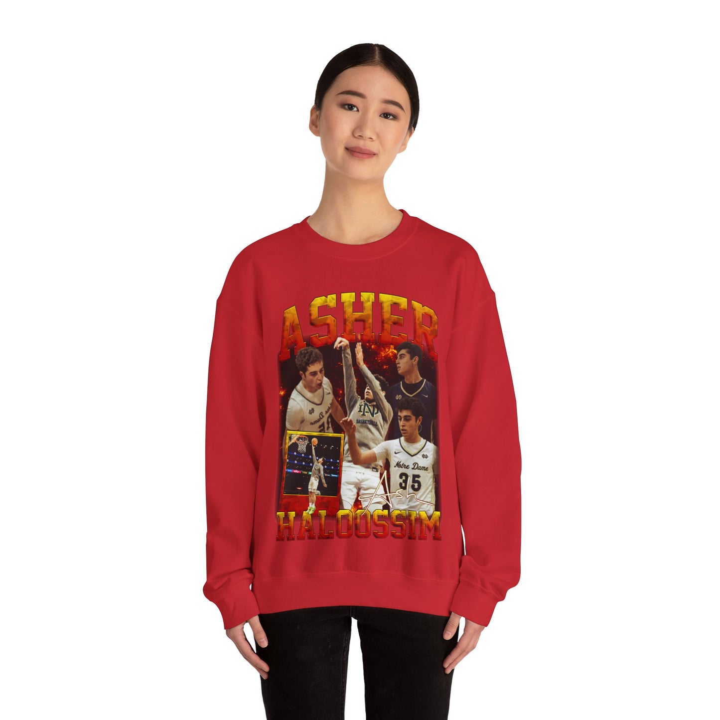 Asher Haloossim Crewneck Sweatshirt