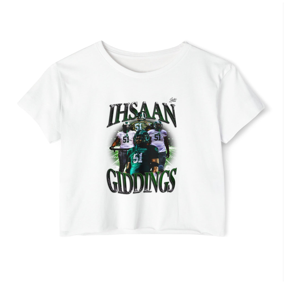 Ihsaan Giddings Crop Top