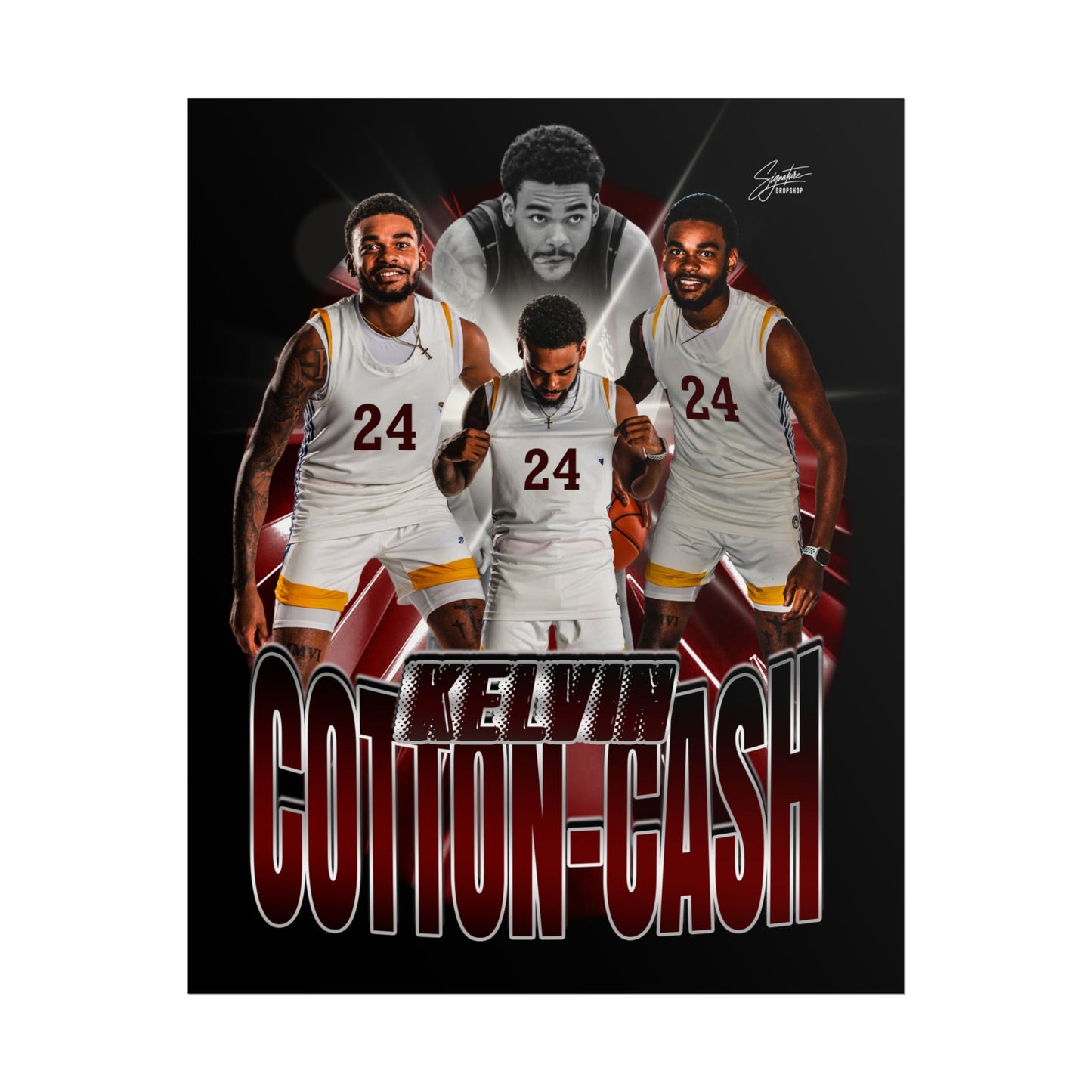 Kelvin Cotton-Cash Poster