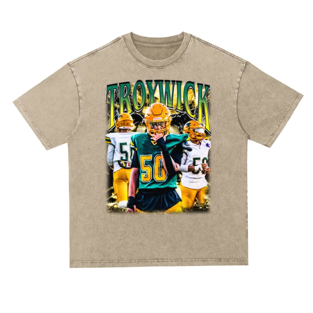 Troy Wick Oversized Acid wash T-shirt