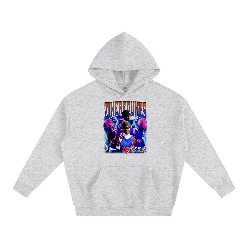 Ziheredukes Oversize Fleeced Hoodie