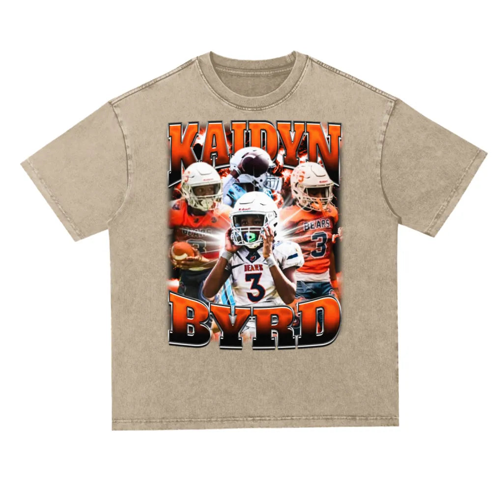 Kaidyn Byrd Oversized Acid wash T-shirt