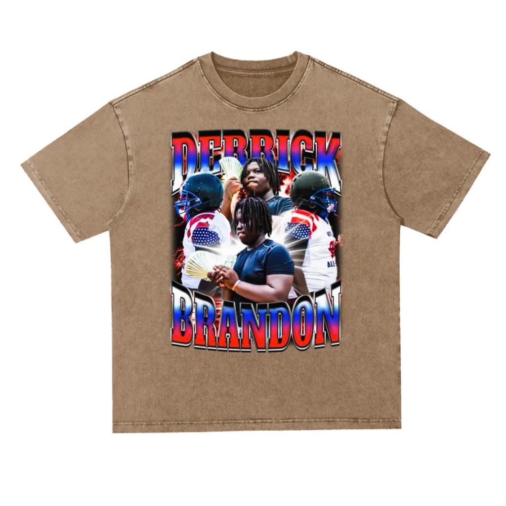 Derrick Brandon Oversized Acid wash T-shirt