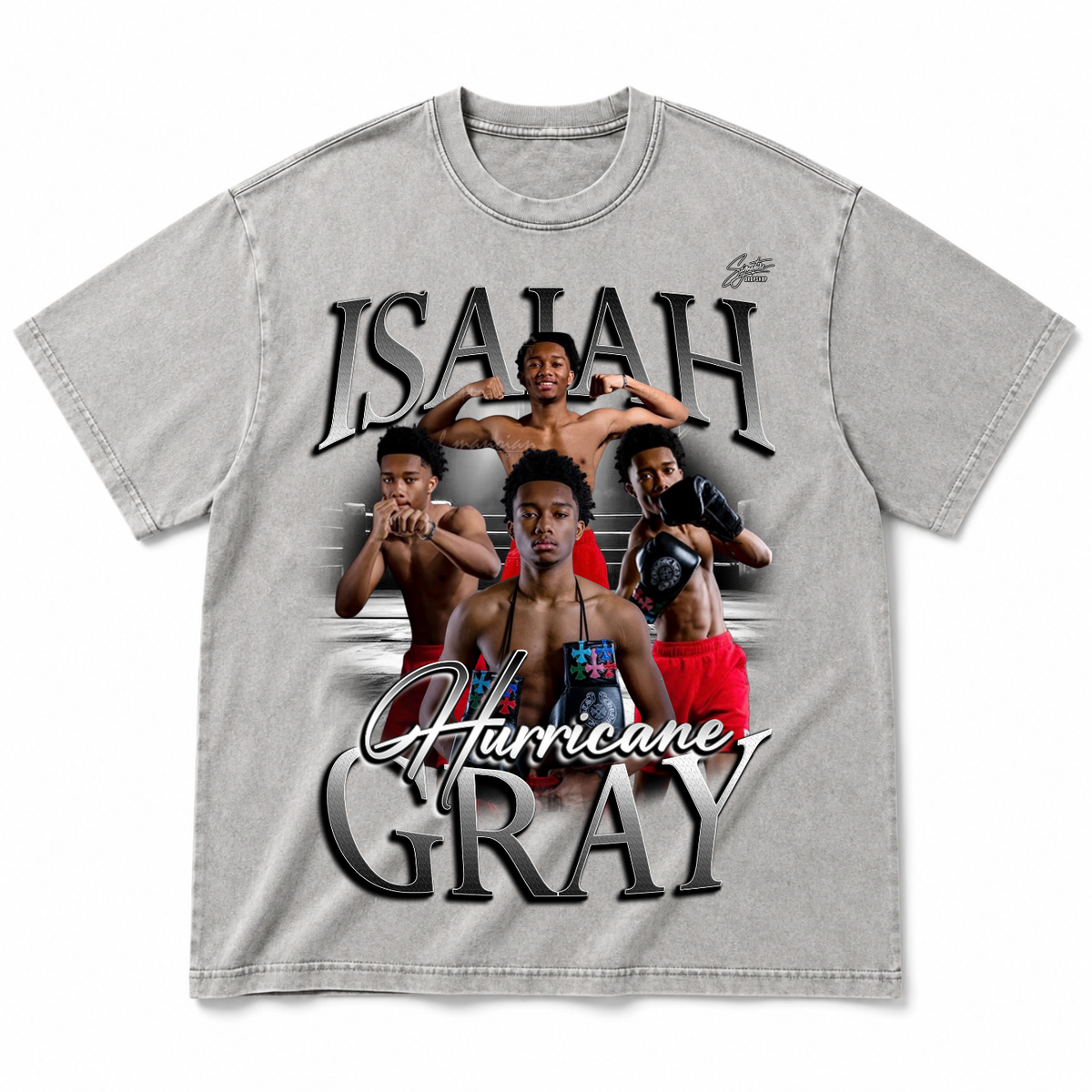 Isaiah Gray Oversize T-shirt