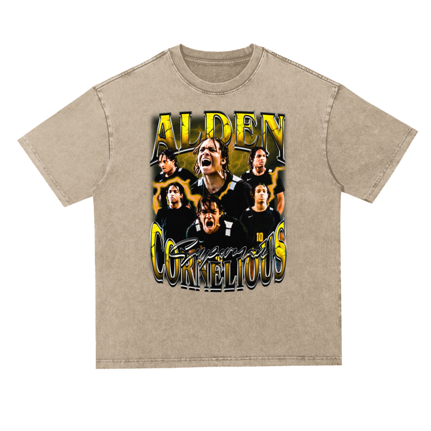 Alden Cornelious Oversized Acid wash T-shirt