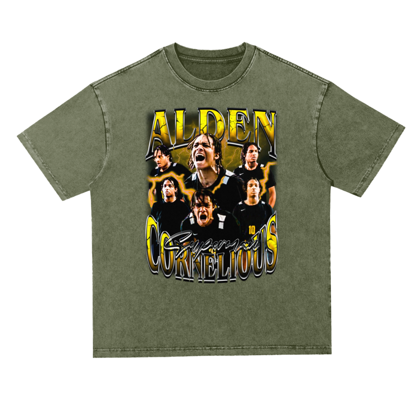 Alden Cornelious Oversized Acid wash T-shirt