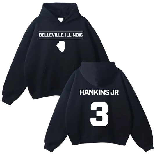 Nick Hankins Jr Oversize Fleeced Hoodie