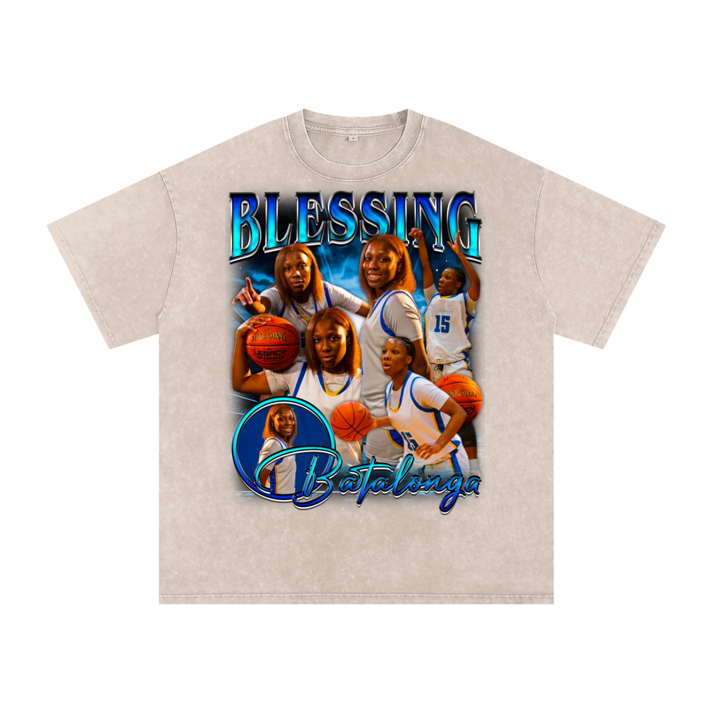 Blessing Oversized Acid wash T-shirt
