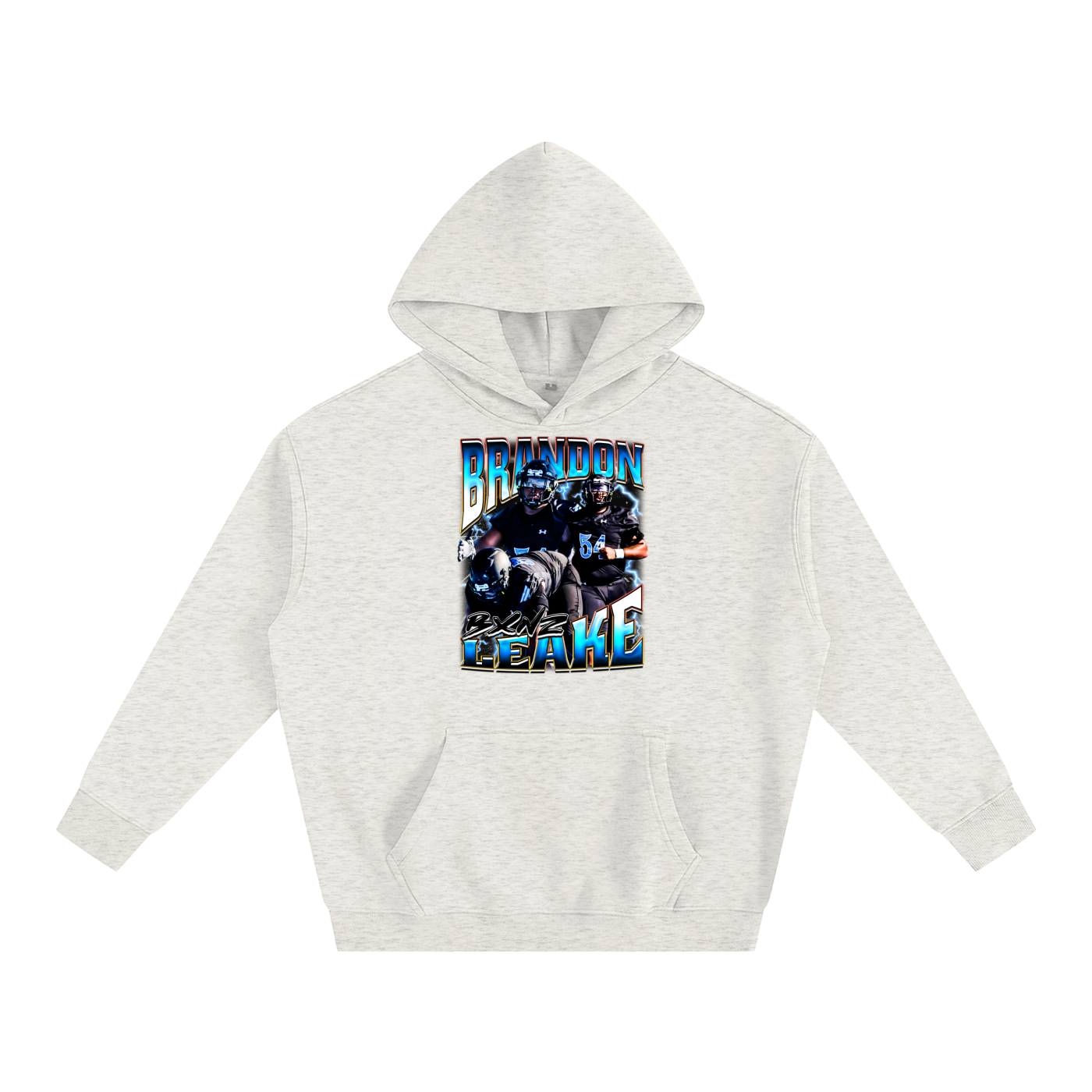 Brandon Leake Oversize Fleeced Hoodie