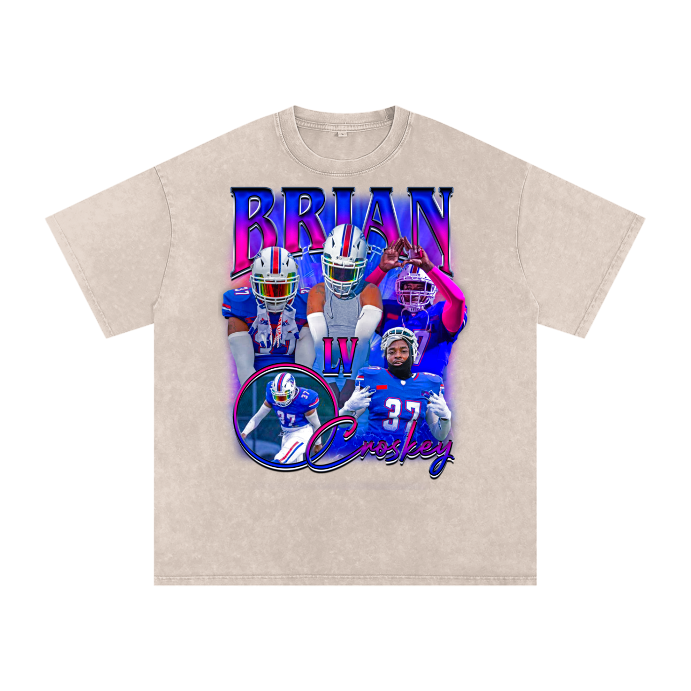 Brian Croskey  Heavyweight Oversized T-shirt