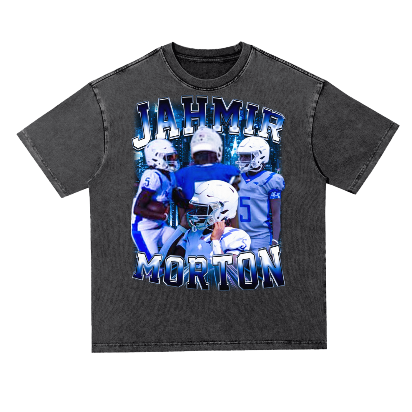Jahmir Morton Oversized Acid wash T-shirt