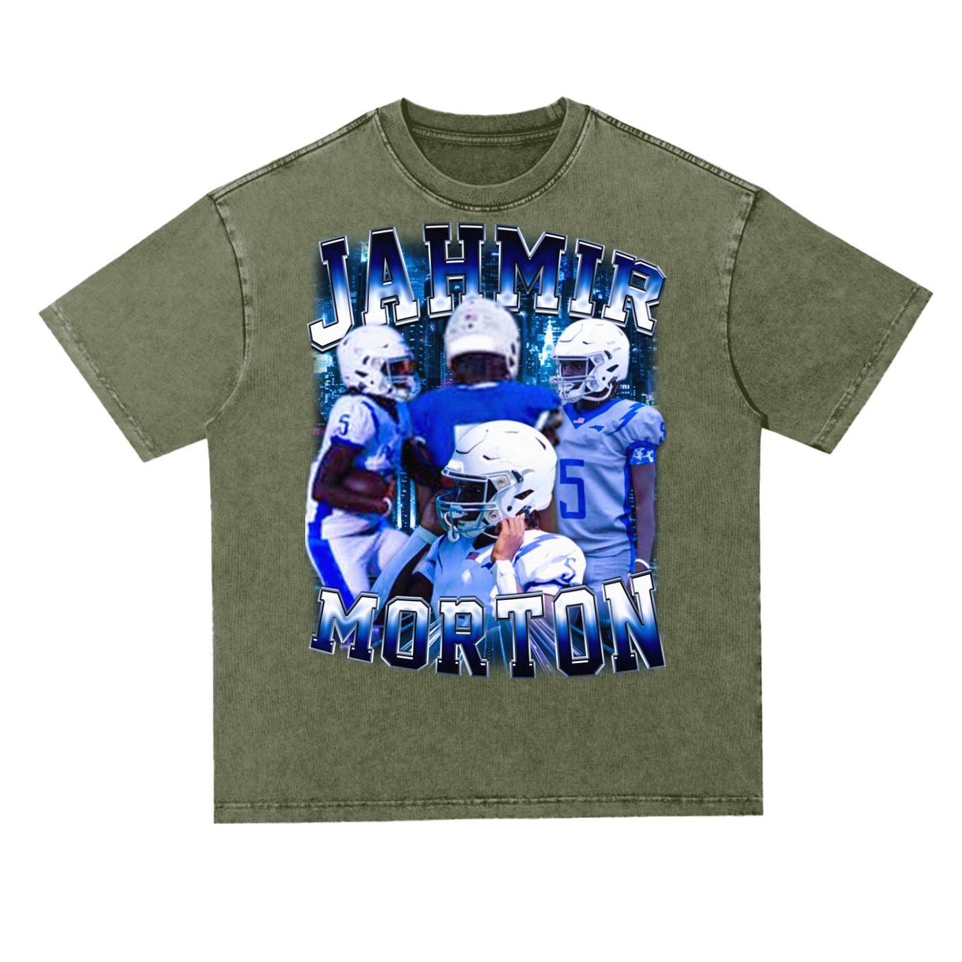 Jahmir Morton Oversized Acid wash T-shirt