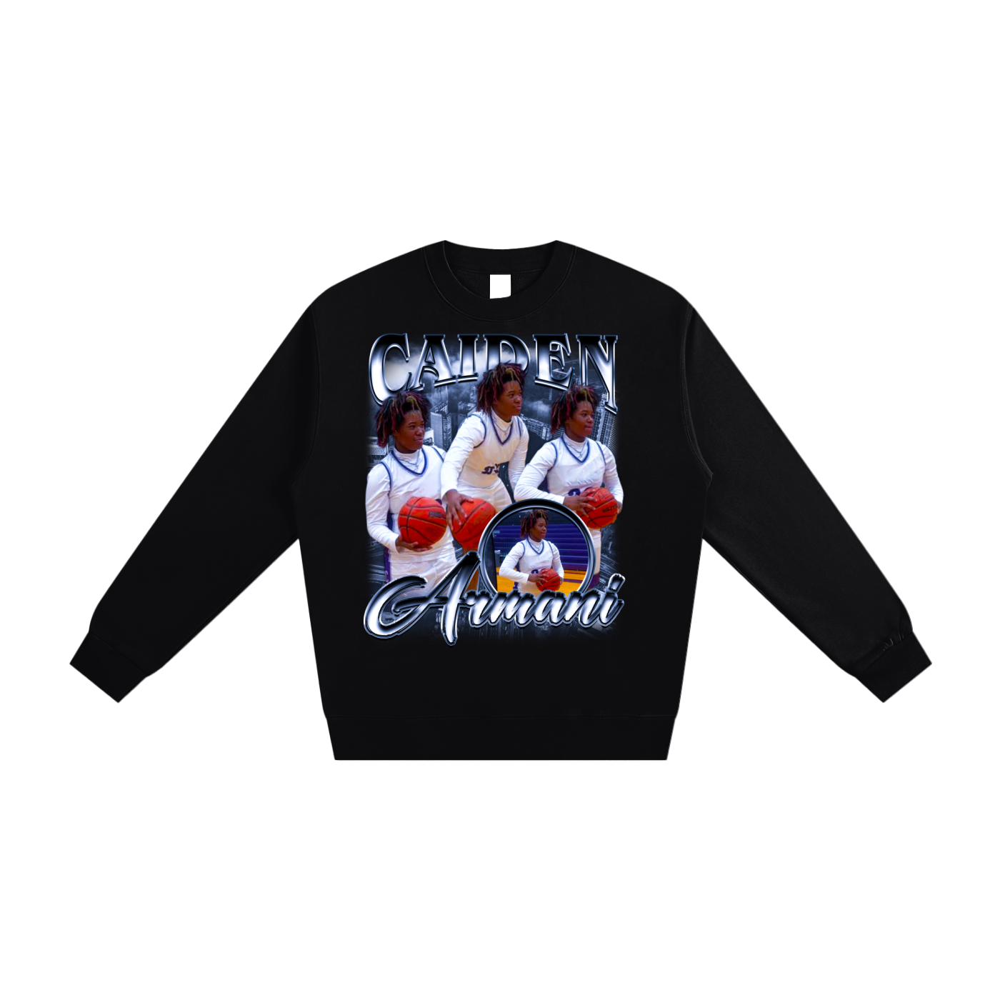 Caiden Armani Heavyweight Crewneck Sweatshirt
