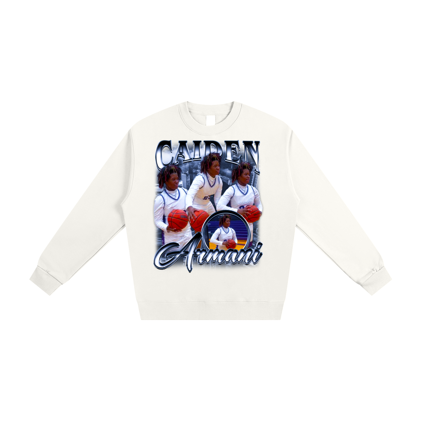 Caiden Armani Heavyweight Crewneck Sweatshirt
