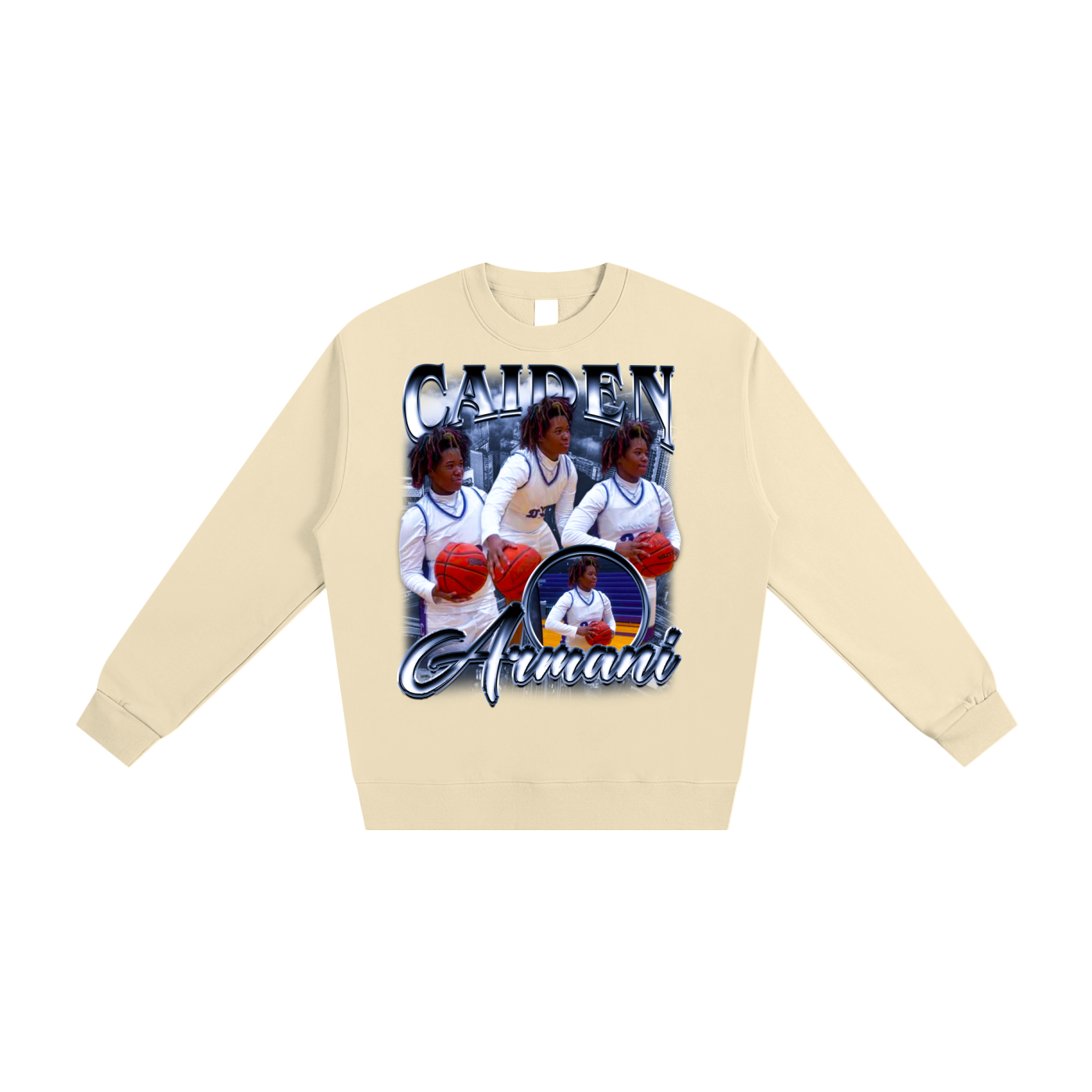 Caiden Armani Heavyweight Crewneck Sweatshirt