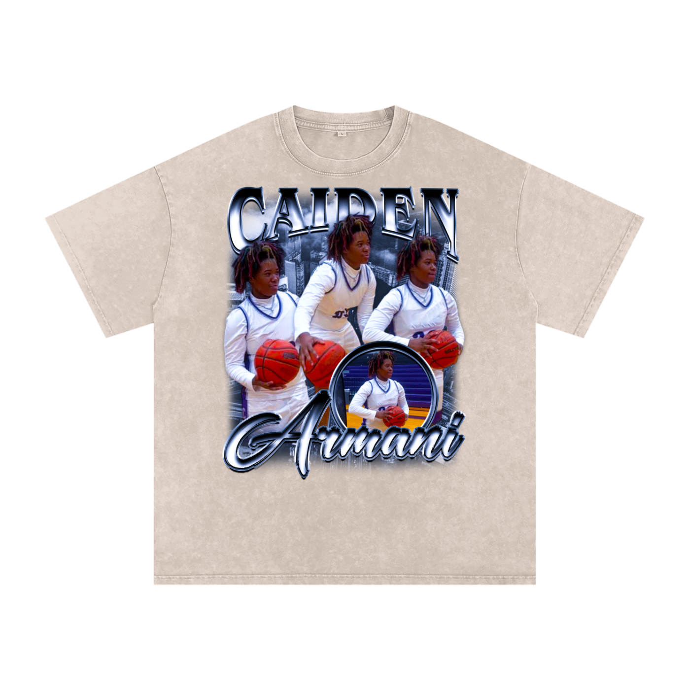 Caiden Armani Heavyweight Oversized T-shirt