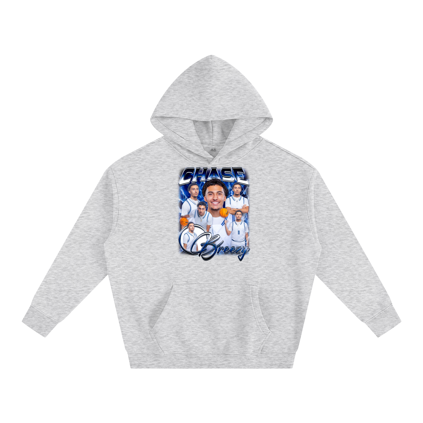 Chase Breezy Oversize Fleeced Hoodie