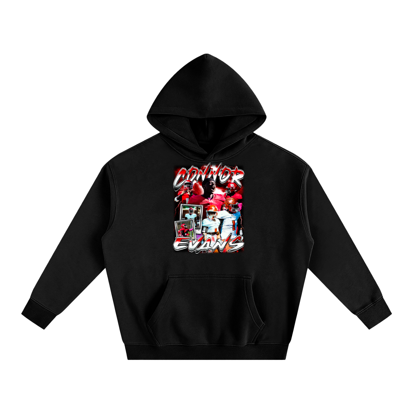 Connor Evans Oversize Fleeced Hoodie