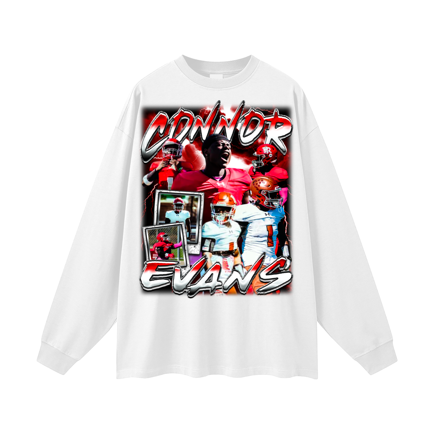 Connor Evans Oversized Long Sleeve Tee