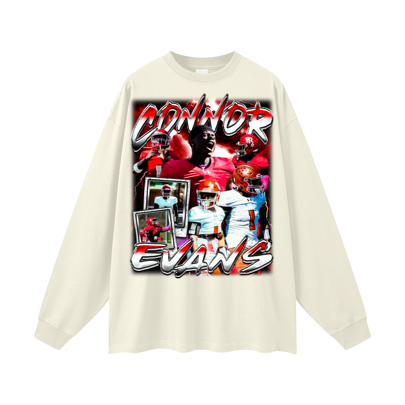 Connor Evans Oversized Long Sleeve Tee