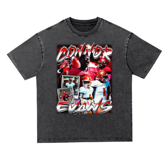 Connor Evans Oversized Acid wash T-shirt