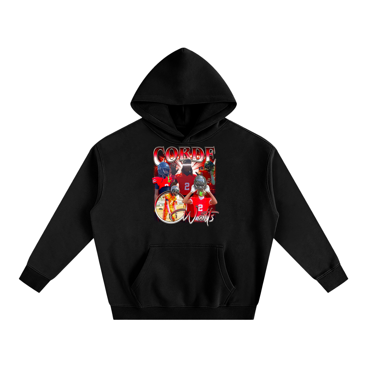 Corde Watts  Oversize Fleeced Hoodie