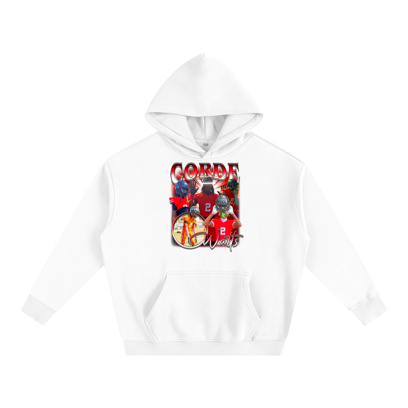Corde Watts  Oversize Fleeced Hoodie