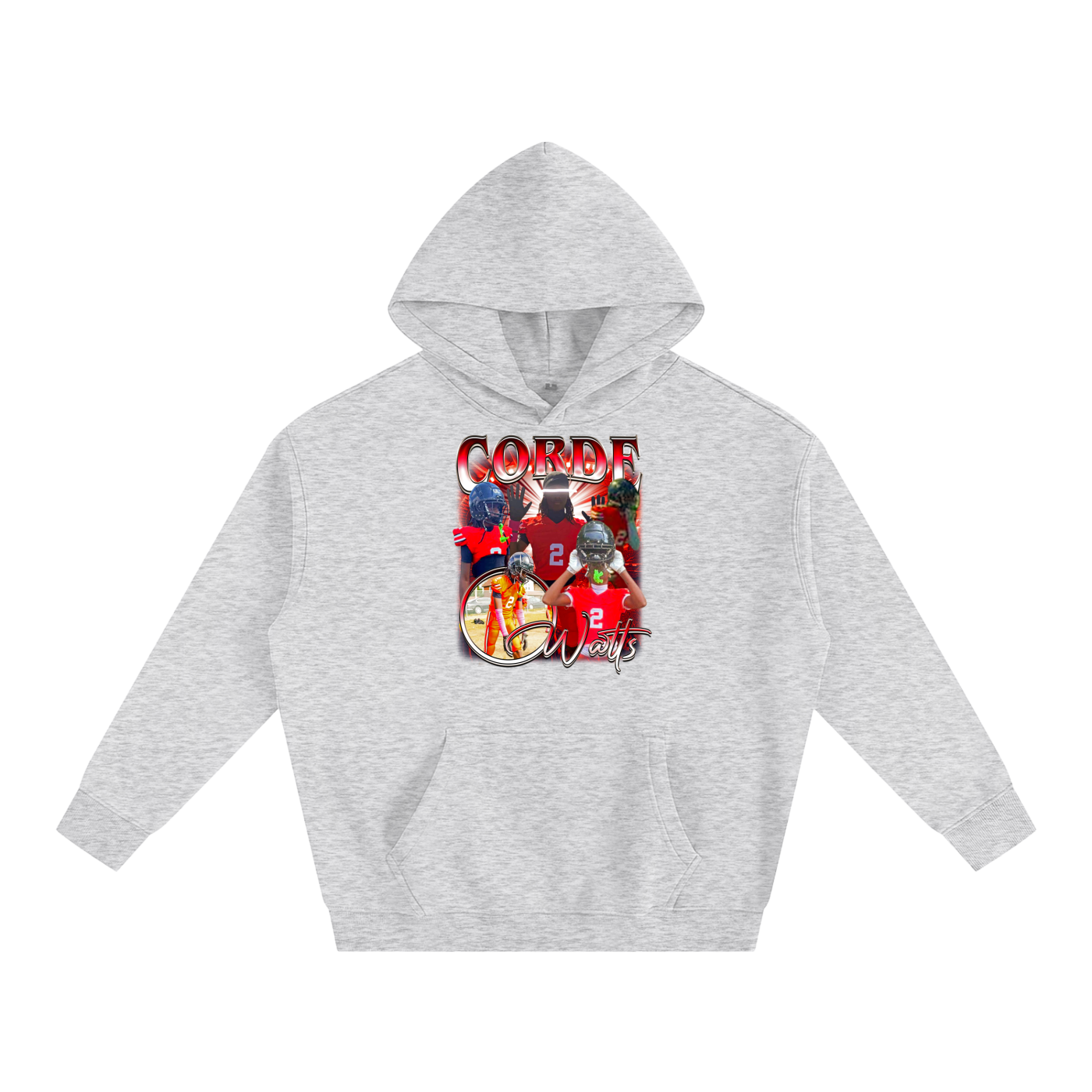 Corde Watts  Oversize Fleeced Hoodie
