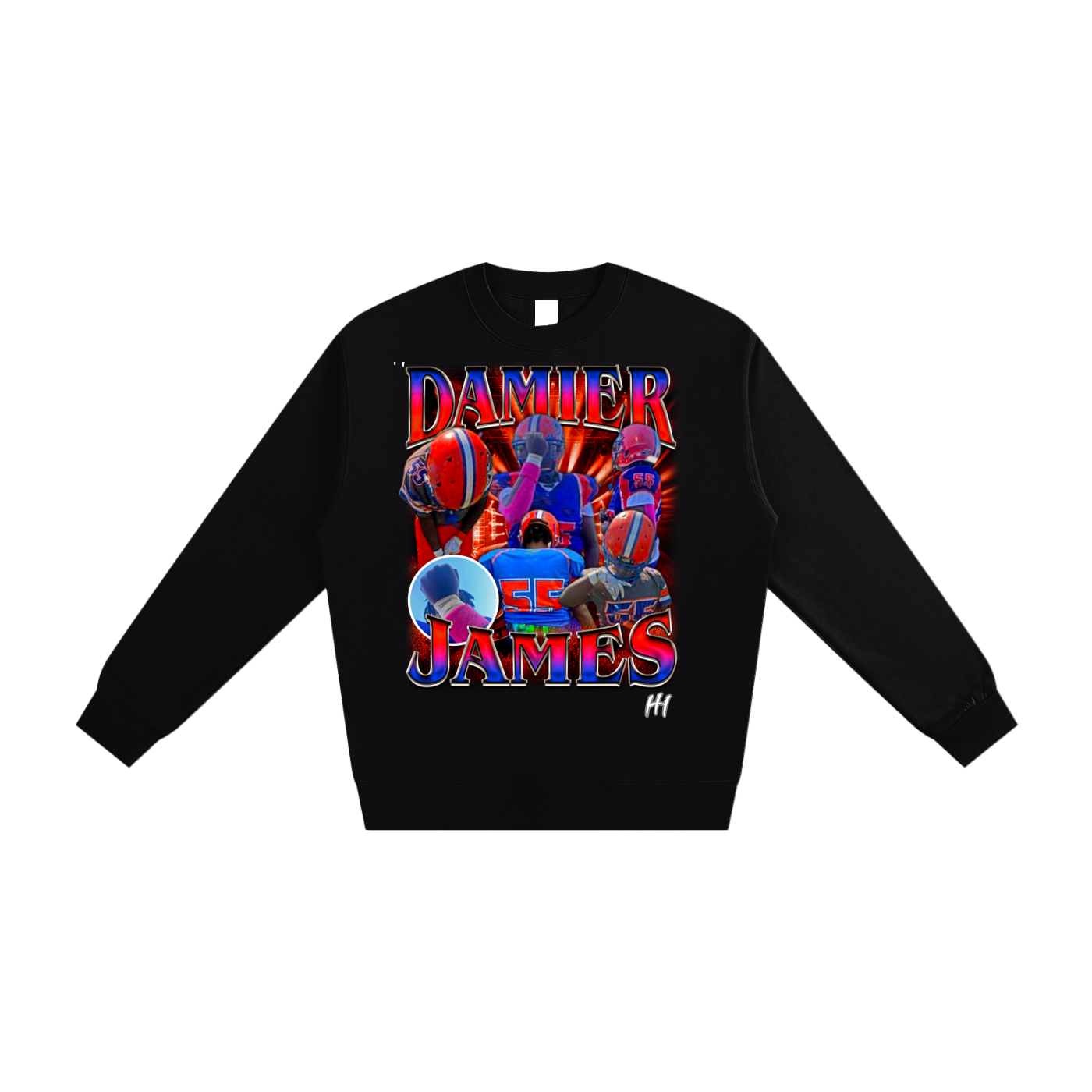 Damier James Heavyweight Crewneck Sweatshirt