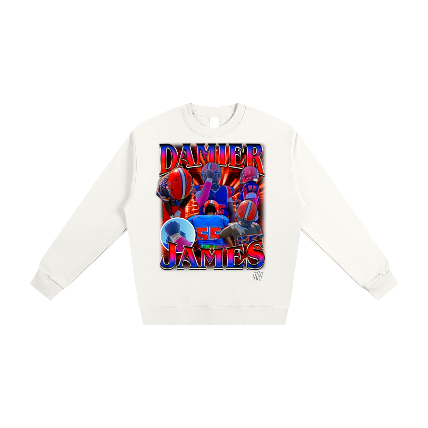 Damier James Heavyweight Crewneck Sweatshirt