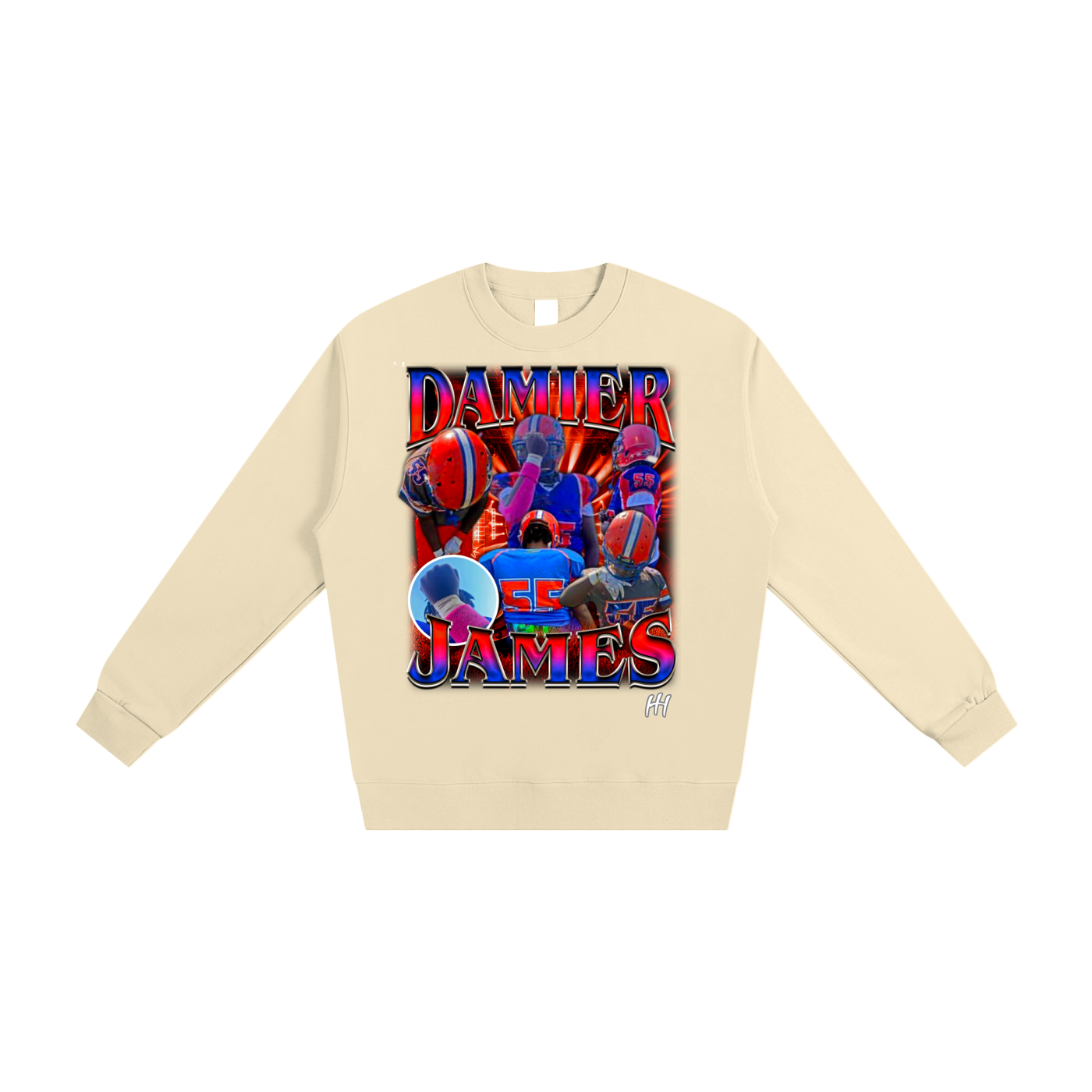 Damier James Heavyweight Crewneck Sweatshirt