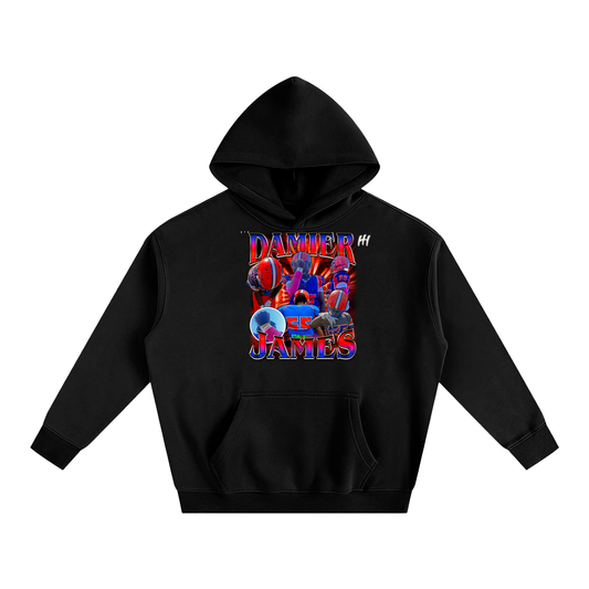 Damier James Oversize Fleeced Hoodie