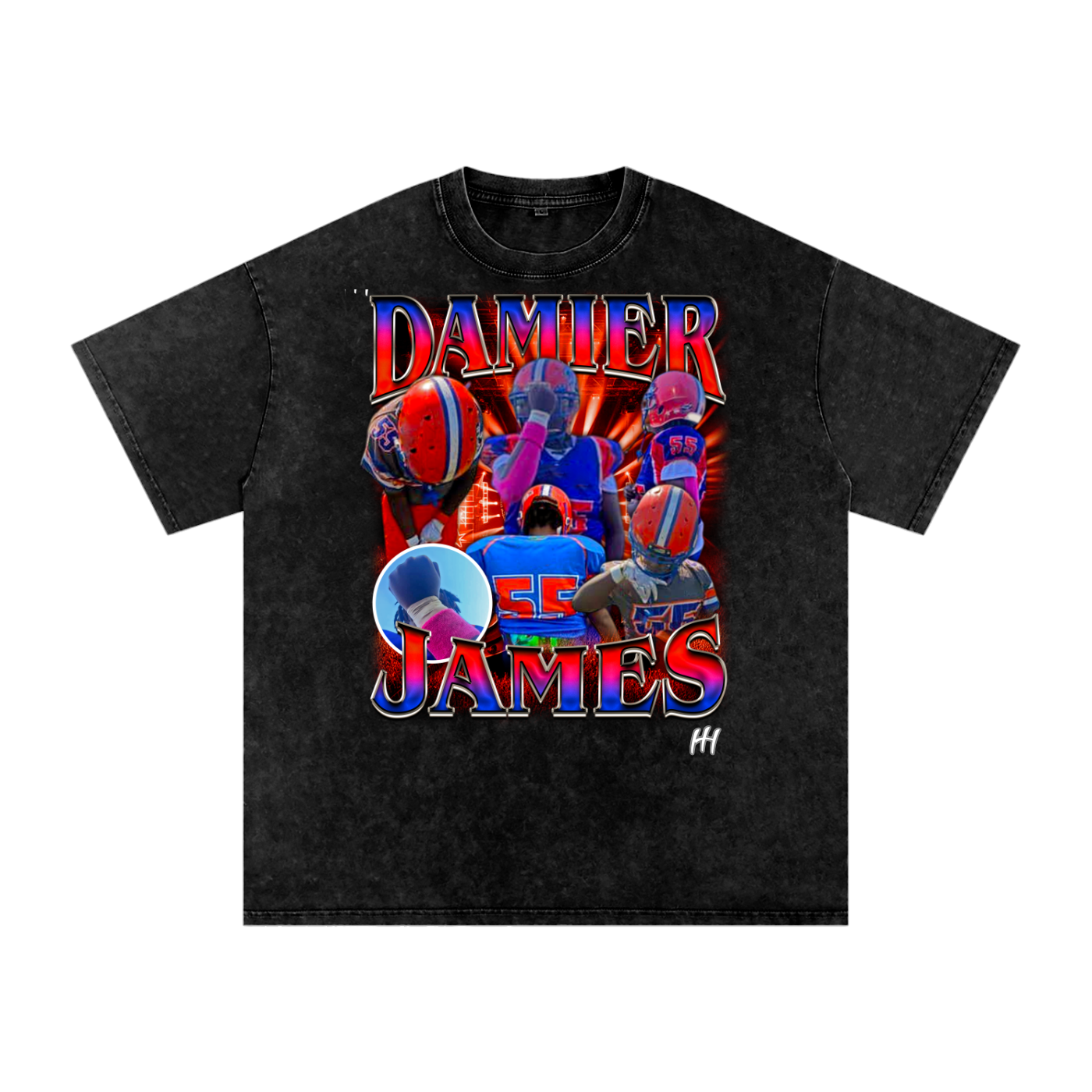 Damier James Heavyweight Oversized T-shirt