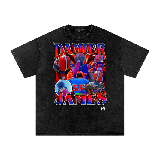 Damier James Heavyweight Oversized T-shirt
