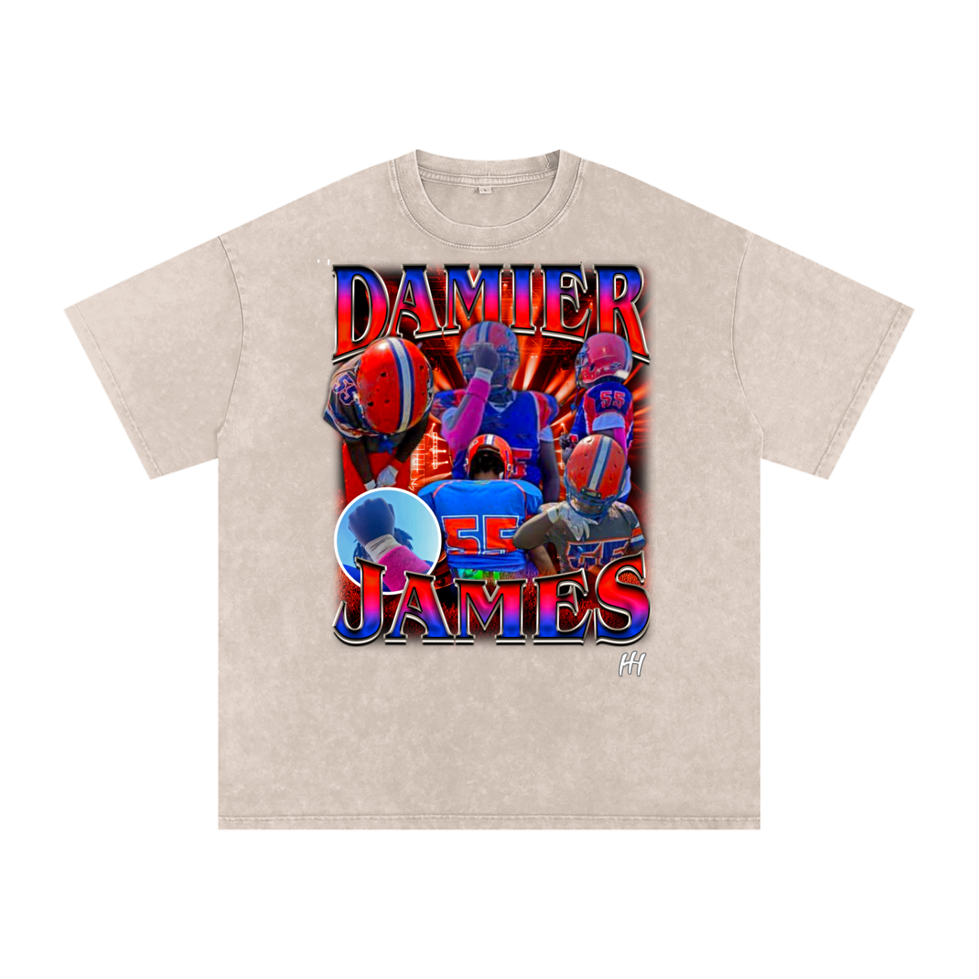 Damier James Heavyweight Oversized T-shirt