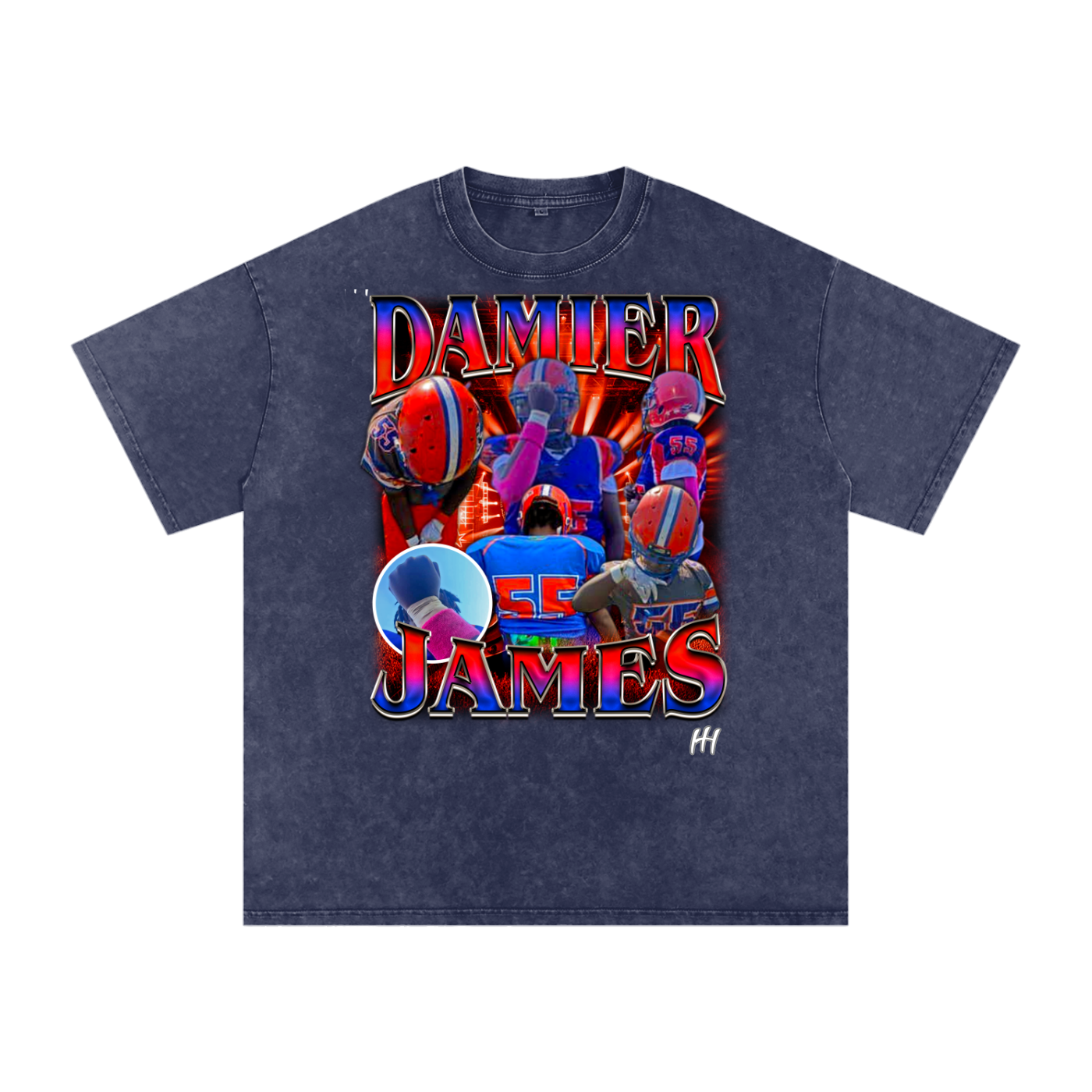 Damier James Heavyweight Oversized T-shirt