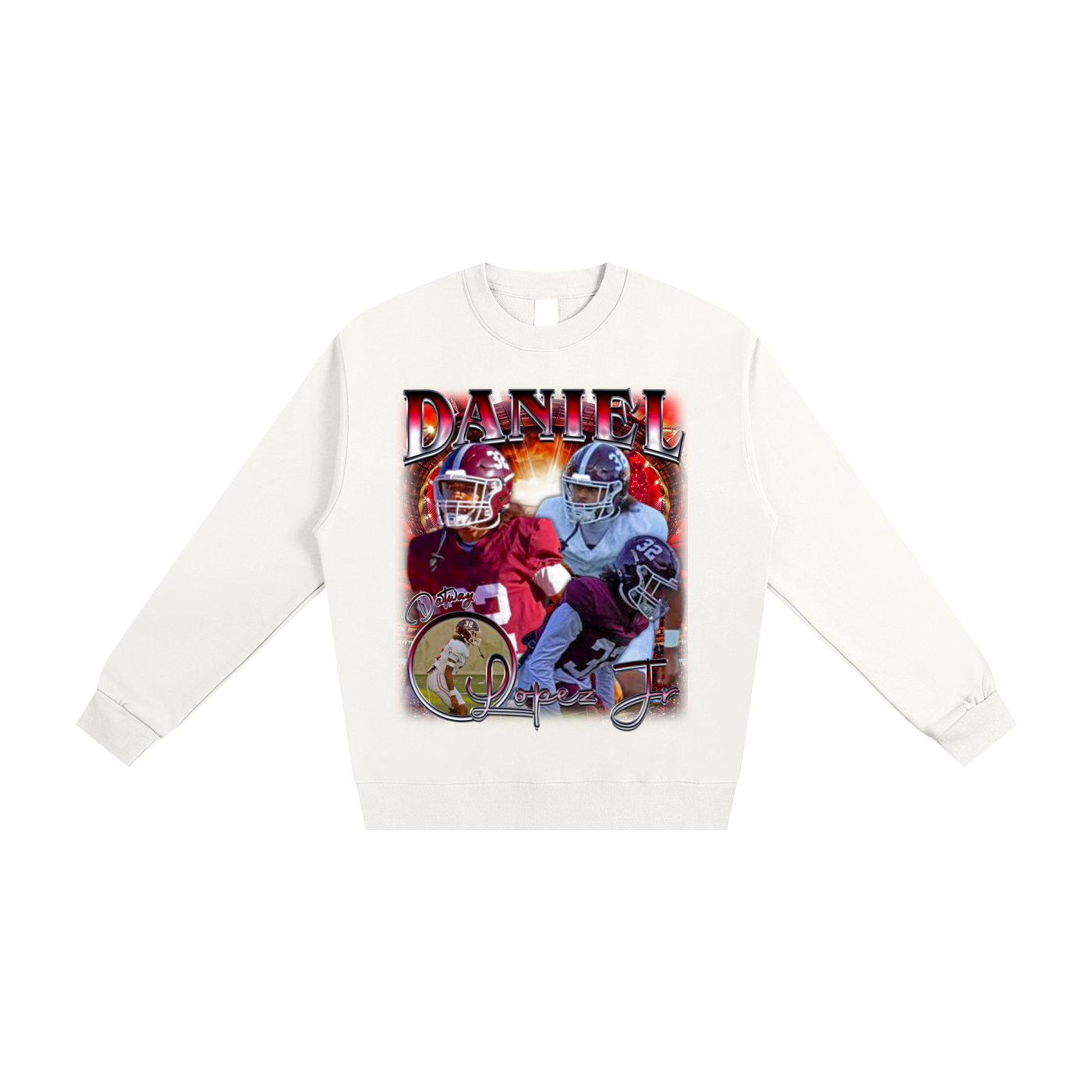 Daniel Lopez Jr Heavyweight Crewneck Sweatshirt