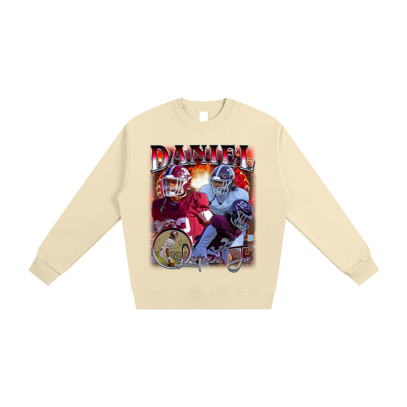 Daniel Lopez Jr Heavyweight Crewneck Sweatshirt