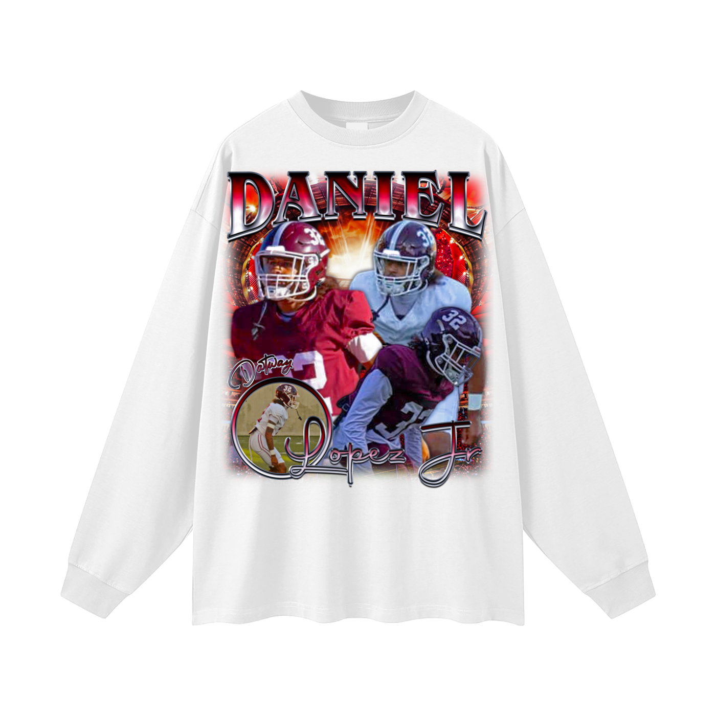 Daniel Lopez Jr Oversized Long Sleeve Tee