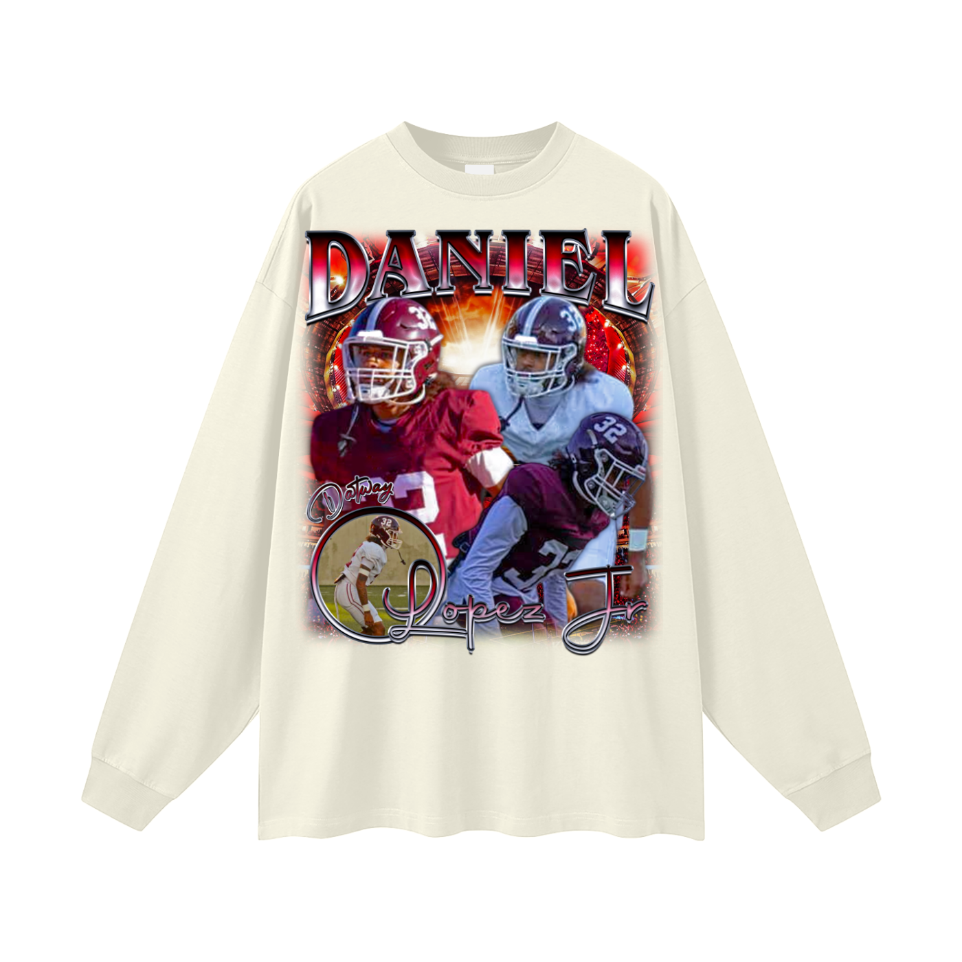 Daniel Lopez Jr Oversized Long Sleeve Tee