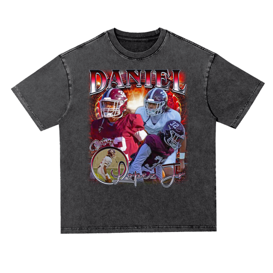 Daniel Lopez Jr Oversized Acid wash T-shirt