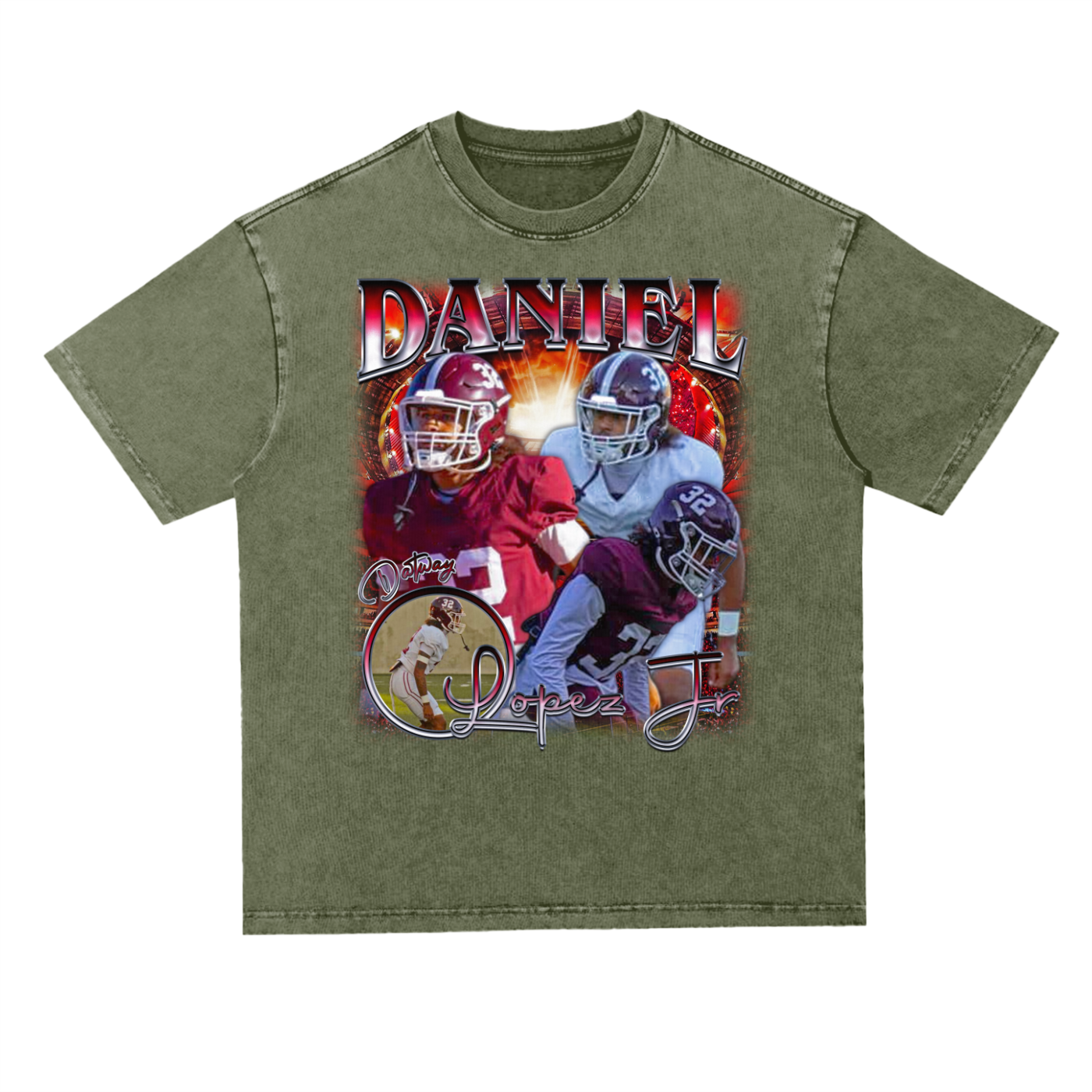 Daniel Lopez Jr Oversized Acid wash T-shirt