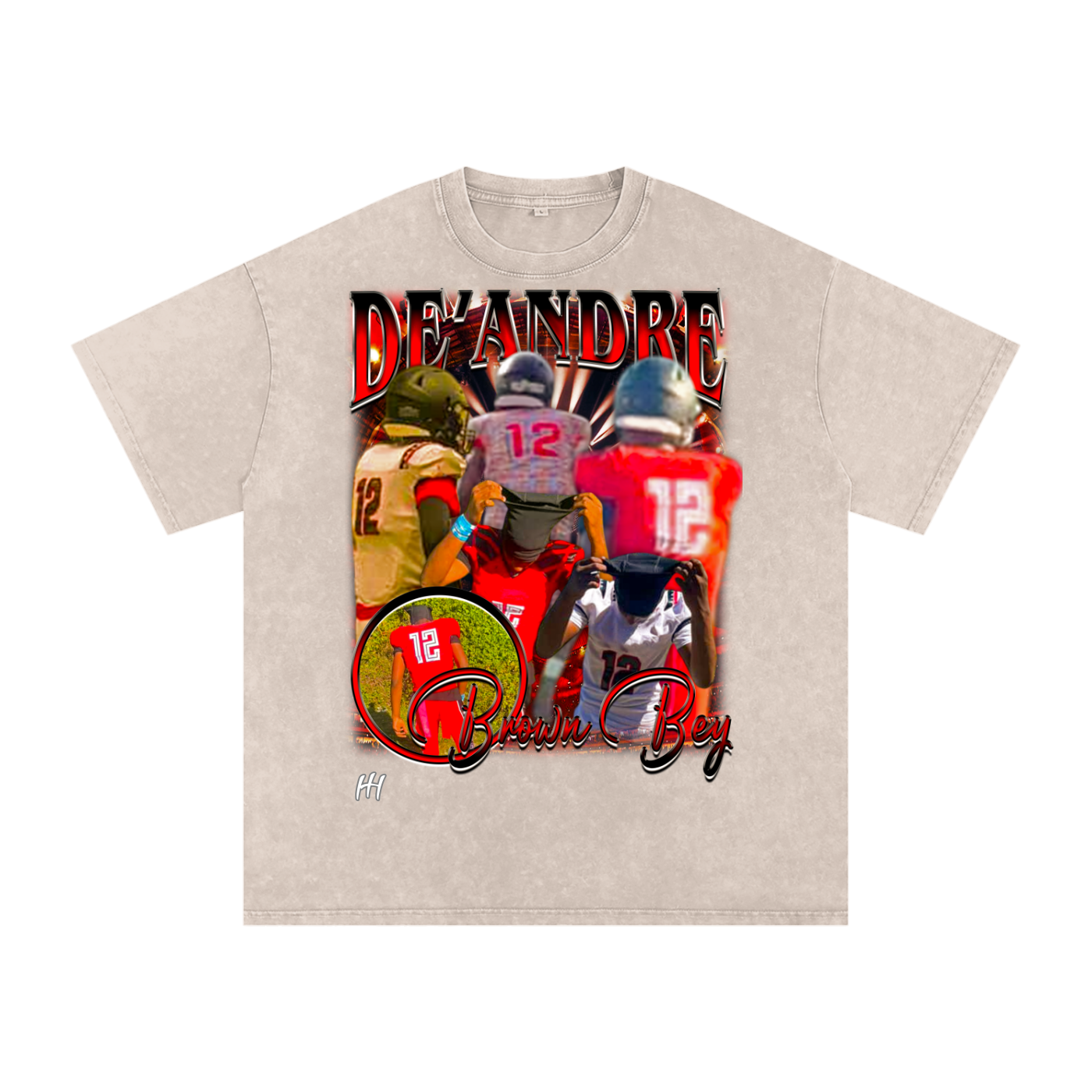 De'Andre Brown Bey Heavyweight Oversized T-shirt