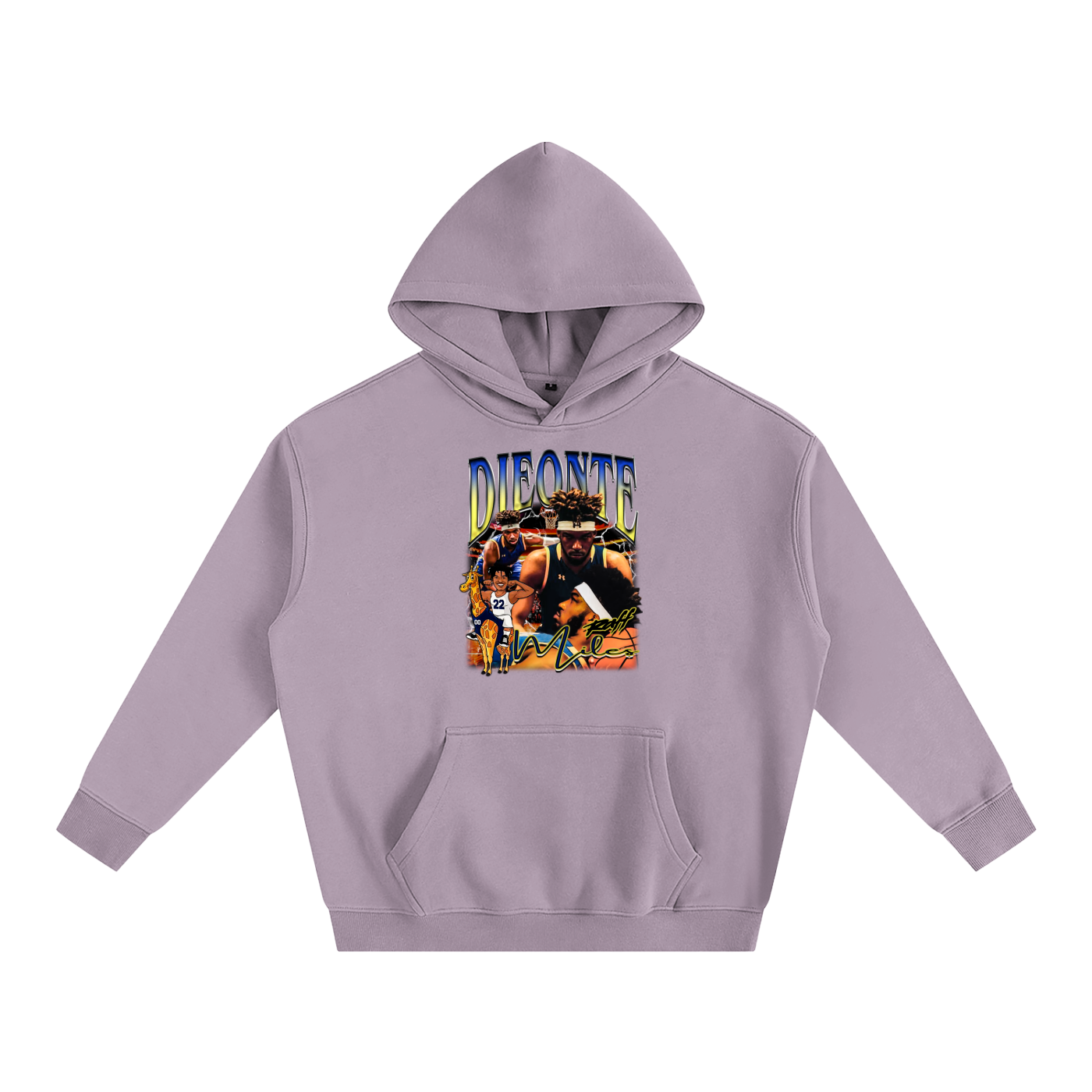 Deionte miles Oversize Fleeced Hoodie