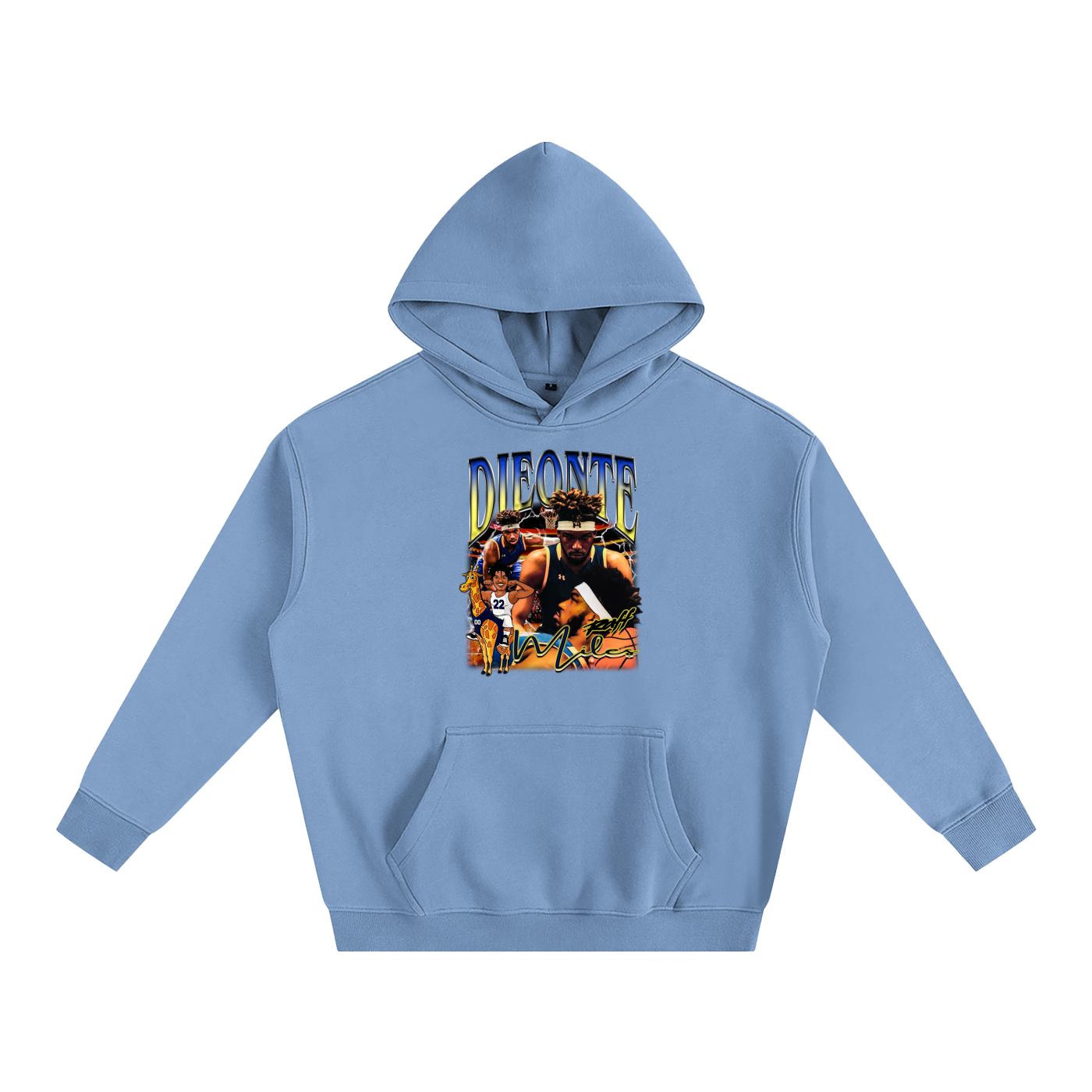 Deionte miles Oversize Fleeced Hoodie